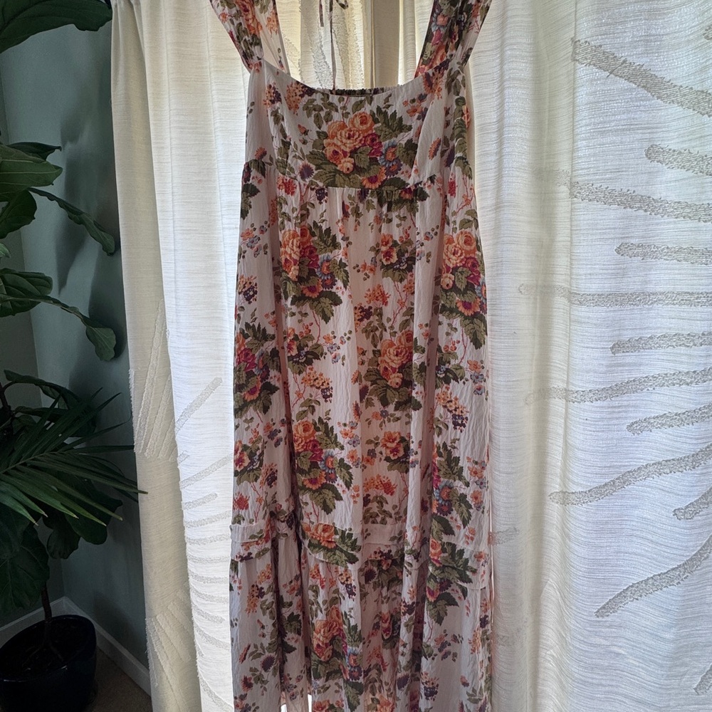 Anthropologie Multicolor Smocked Dress
